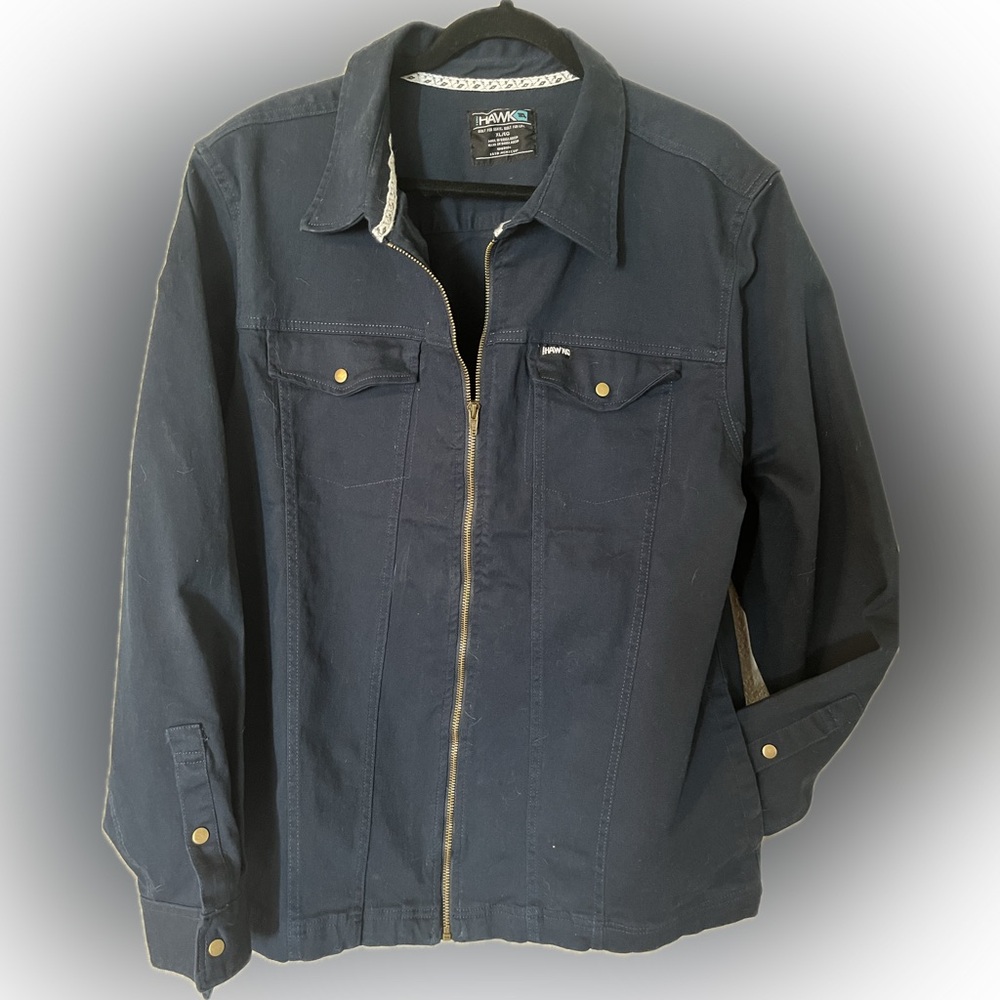 Tony Hawk Lightweight Coat Jacket - Navy Blue